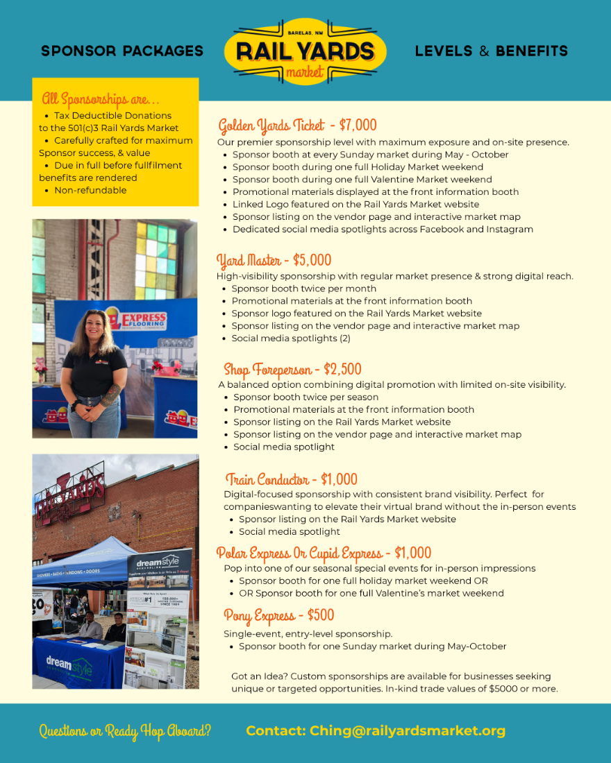 sponsor packages