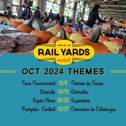 Themes at the rail yards market august 2024